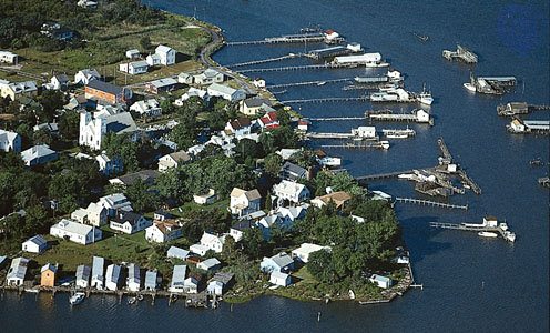 Aerial View of Smith Island